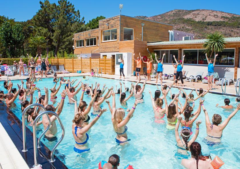 gym aquatique camping sagone