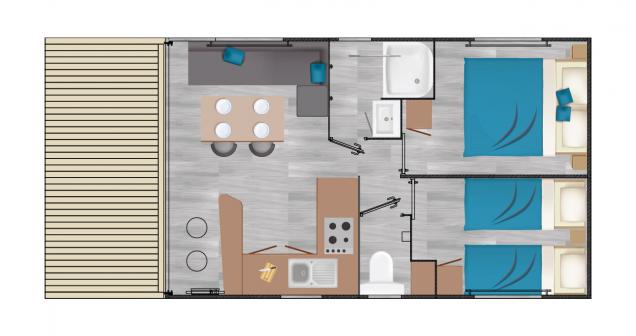 Plan du mobil home