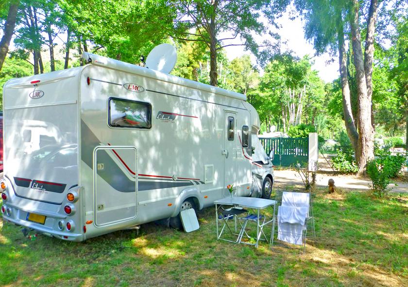 emplacement camping car