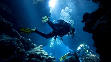 Underwater diving Water Cave Uniform 552377 3005x2000